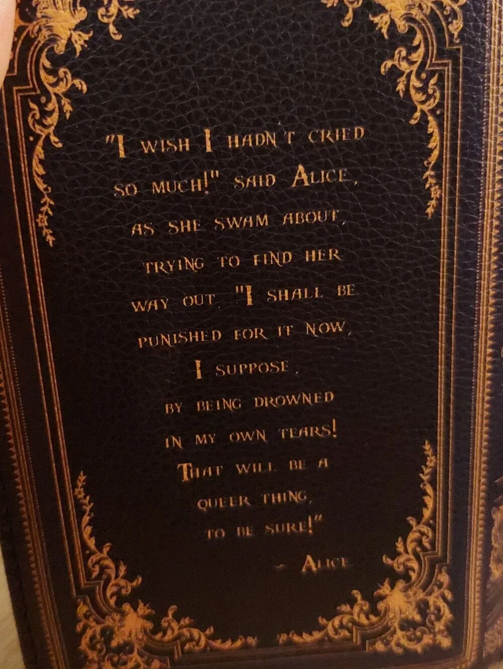 Ashley M. Artist Series Alice in Wonderland themed wallet